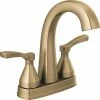 Best reviews of 🌟 Delta Faucet Stryke® Two Handle Centerset Bathroom Sink Faucet in Champagne Bronze Lever Handle 💯