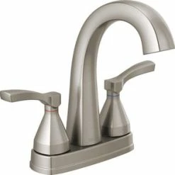 Best reviews of ⭐ Delta Faucet Stryke® Two Handle Centerset Bathroom Sink Faucet in Brilliance Stainless Lever Handle 🎉