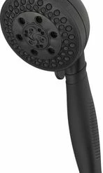 New 🌟 Delta Faucet Universal Showering Multi Function Hand Shower in Matte Black 😉