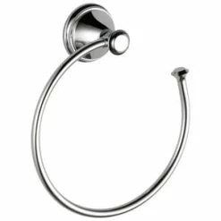 Promo 🔔 Delta Faucet Cassidy™ Round Open Towel Ring in Polished Chrome ✔️