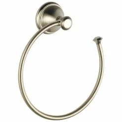 Best Sale ⭐ Delta Faucet Cassidy™ Round Open Towel Ring in Brilliance Stainless 🥰
