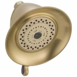Best Sale 😍 Delta Faucet Universal Showering Multi Function Full Body, Massage and Soft Drench Showerhead in Brilliance® Champagne Bronze 🎉