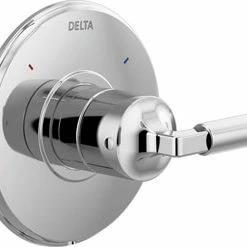 Outlet ✔️ Delta Faucet Bowery™ Monitor® 14 Series Single Handle Single Function Shower Faucet in Chrome Trim Only 👏