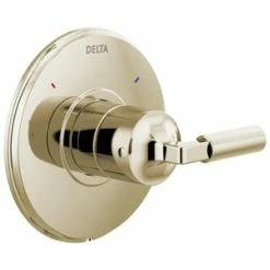 New 🧨 Delta Faucet Bowery™ Monitor® 14 Series Single Handle Single Function Shower Faucet in Brilliance® Polished Nickel Trim Only 😉