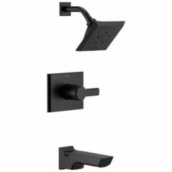 Flash Sale 😀 Delta Faucet Pivotal® Monitor 14 Series Single Handle Multi Function Bathtub & Shower Faucet Trim in Matte Black ⌛