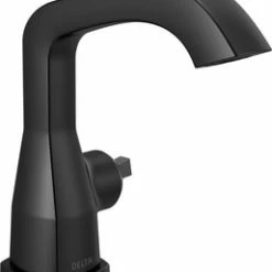 Best Sale 💯 Delta Faucet Stryke® Bathroom Sink Faucet in Matte Black (Less Pop-Up and Handle) 🌟