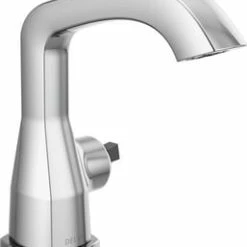 New 👍 Delta Faucet Stryke® Bathroom Sink Faucet in Polished Chrome (Less Pop-Up and Handle) 🤩
