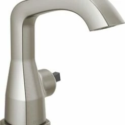 Promo 🌟 Delta Faucet Stryke® Monoblock Bathroom Sink Faucet in Brilliance® Stainless (Handles Sold Separately) ✔️