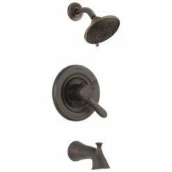 Coupon 🌟 Delta Faucet Lahara® Two Handle Multi Function Bathtub & Shower Faucet in Venetian® Bronze (Trim Only) 🔔
