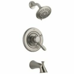 Top 10 ⌛ Delta Faucet Lahara® Two Handle Multi Function Bathtub & Shower Faucet in Brilliance® Stainless (Trim Only) 😉