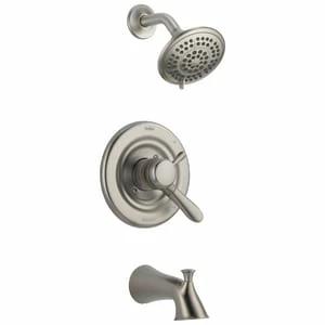 Top 10 ⌛ Delta Faucet Lahara® Two Handle Multi Function Bathtub & Shower Faucet in Brilliance® Stainless (Trim Only) 😉