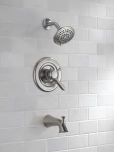 Top 10 ⌛ Delta Faucet Lahara® Two Handle Multi Function Bathtub & Shower Faucet in Brilliance® Stainless (Trim Only) 😉 - Image 2