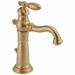 Cheapest 🤩 Delta Faucet Victorian® Single Handle Centerset Bathroom Sink Faucet in Brilliance Champagne Bronze ❤️