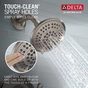 Top 10 ⌛ Delta Faucet Lahara® Two Handle Multi Function Bathtub & Shower Faucet in Brilliance® Stainless (Trim Only) 😉 - Image 4