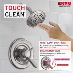 Top 10 ⌛ Delta Faucet Lahara® Two Handle Multi Function Bathtub & Shower Faucet in Brilliance® Stainless (Trim Only) 😉 - Image 6