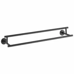 Cheap 👏 Delta Faucet Trinsic® 24 in. Towel Bar in Matte Black ⌛