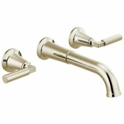 Best reviews of 😉 Delta Faucet Bowery™ Double Lever Handle Bathroom Sink Faucet in Polished Nickel 👏