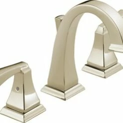 Deals ✨ Delta Faucet Dryden™ Two Handle Widespread Bathroom Sink Faucet in Polished Nickel 🛒