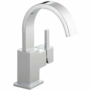 Buy 🔥 Delta Faucet Vero® Single Handle Centerset Bathroom Sink Faucet with Pop-Up Drain Assembly in Polished Chrome ⭐