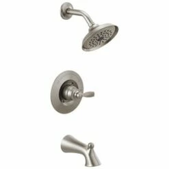 Best Pirce 😀 Delta Faucet Woodhurst™ Single Handle Single Function Bathtub & Shower Faucet in Brilliance® Stainless (Trim Only) ⌛