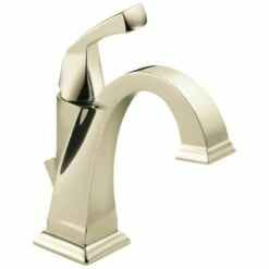 Budget ❤️ Delta Faucet Dryden™ Single Handle Centerset Bathroom Sink Faucet with Pop-Up Drain Assembly in Polished Nickel 😍