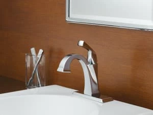 Best Sale 😍 Delta Faucet Dryden™ Single Handle Centerset Bathroom Sink Faucet with Pop-Up Drain Assembly in Stainless 👏 - Image 3