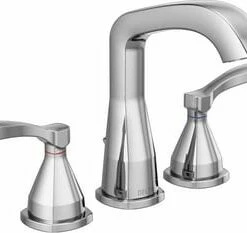 Top 10 😍 Delta Faucet Stryke® Two Handle Widespread Bathroom Sink Faucet with Metal Pop-Up Drain in Polished Chrome 🥰