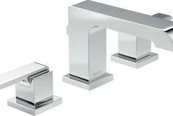 Coupon ✔️ Delta Faucet Ara® Two Handle Widespread Bathroom Sink Faucet with Metal Pop-Up Drain Assembly in Polished Chrome ⌛