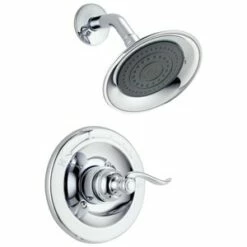 Deals 🎉 Delta Faucet Windemere® Single Handle Single Function Shower Faucet in Chrome (Trim Only) 🎁