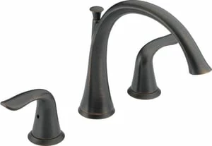 Wholesale ❤️ Delta Faucet Lahara® Two Handle Roman Tub Faucet in Venetian Bronze Trim Only 😍