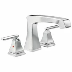 Budget ⭐ Delta Faucet Ashlyn® Two Handle Roman Tub Faucet in Chrome (Trim Only) ⭐