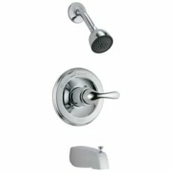 New ⭐ Delta Faucet Classic Single Handle Single Function Bathtub & Shower Faucet in Polished Chrome (Trim Only) 😉