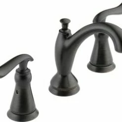 Cheap 🎁 Delta Faucet Linden™ Two Handle Widespread Bathroom Sink Faucet with Pop-Up Drain Assembly in Venetian Bronze ❤️