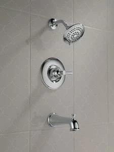 Discount 🔥 Delta Faucet Linden™ Single Handle Multi Function Bathtub & Shower Faucet in Chrome (Trim Only) 🧨 - Image 3